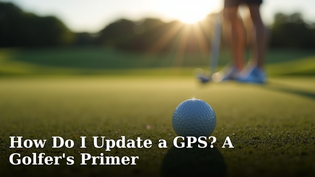 How Do I Update a GPS? A Golfer's Primer