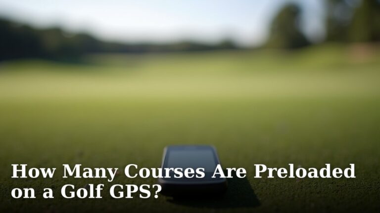 How Many Courses Are Preloaded on a Golf GPS?