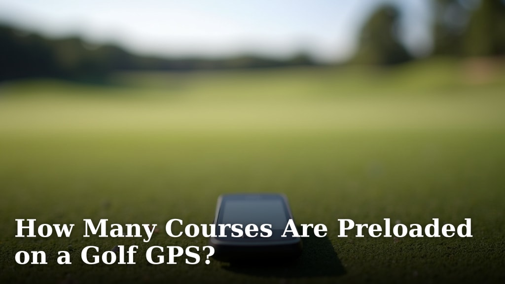 How Many Courses Are Preloaded on a Golf GPS?