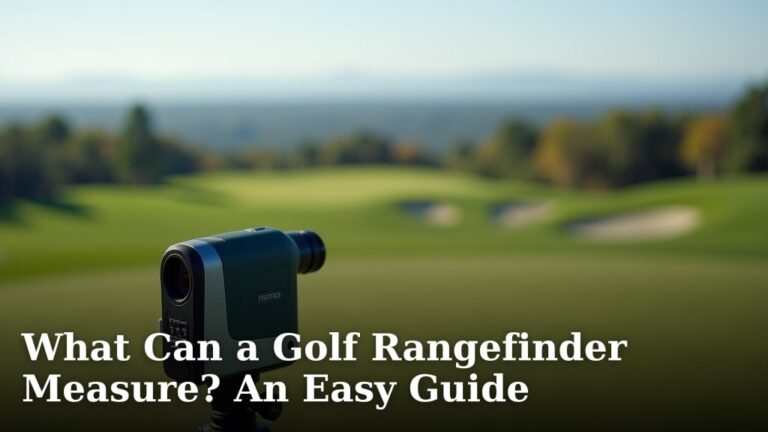 What Can a Golf Rangefinder Measure? An Easy Guide