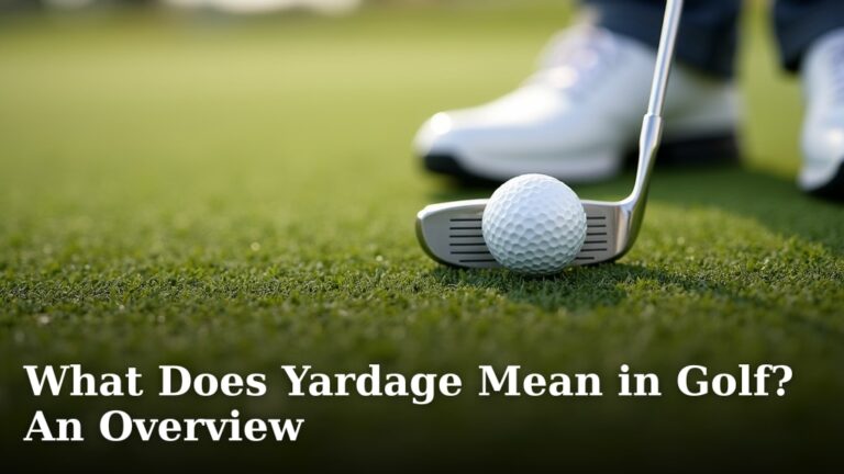 What Does Yardage Mean in Golf? An Overview